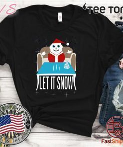 Let It Snow Santa Cocaine Unisex T-Shirt