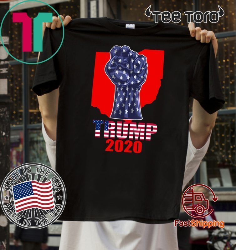 Ohio For President Donald Trump 2020 Election Us Flag Gift T Shirt