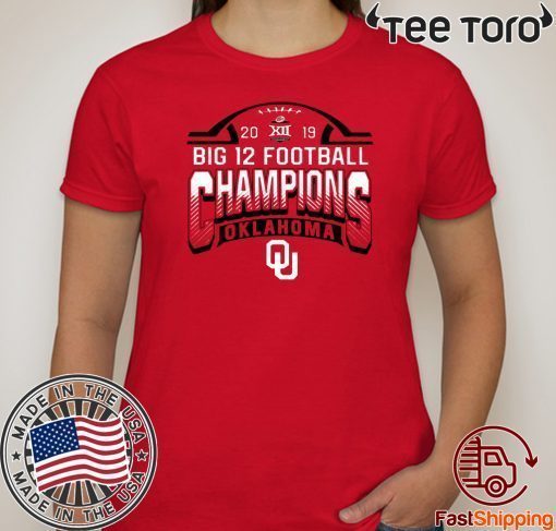 Oklahoma Sooners 2019 Big 12 Football Champions 2020 T-Shirt