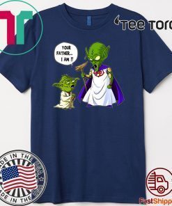 Yoda And Piccolo Your Father I Am Offcial T-Shirt