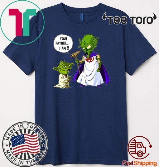 Yoda And Piccolo Your Father I Am Offcial T-Shirt