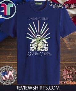 Yoda Coming Winter Is Game Of Clones Offcial T-Shirt