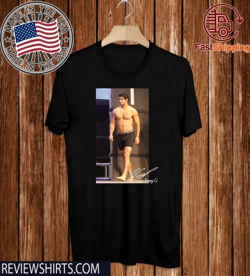 49ERS GEORGE KITTLE JIMMY G SHIRTLESS OFFICIAL T-SHIRT