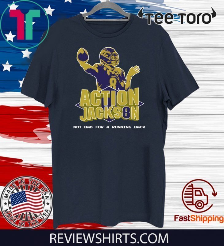 Action Jackson Not Bad For A Running Back 8 Official T-Shirt