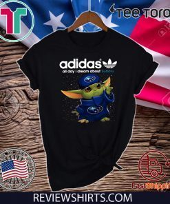 Adidas All Day I Dream About Subaru Baby Yoda 2020 T-Shirt