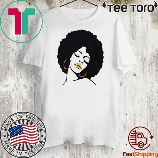 Afro Diva Black Girl Magic Lips Natural Melanin 2020 T-Shirt