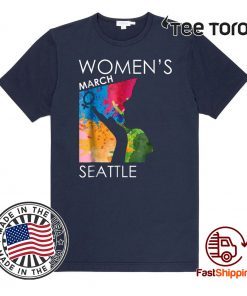 Women's Womens March Shirt SEATTLE Tee Shirt