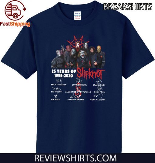 25 Years Of Slipknot 1995 – 2020 Official T-Shirt