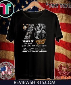 78 Years Citizen Kane Thank You For The Memories Official T-Shirt