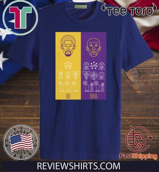 8 24 Kobe Bryant Title Collection 2020 T-Shirt