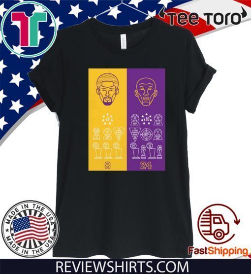 8 24 Kobe Bryant Title Collection 2020 T-Shirt