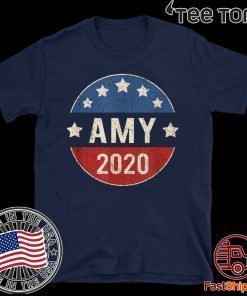 Amy Klobuchar For President 2020 Retro Election Button Official T-Shirt