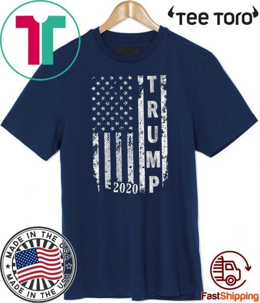 Trump 2020 American Flag Political 2020 T-Shirt