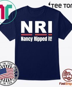 Nancy Pelosi Ripped It Trump Speech Manifesto Of Mistruths 2020 T-Shirt