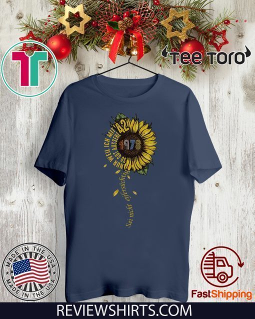 Sei nicht eifersüchtig 1978 Sunflower Tee Shirt