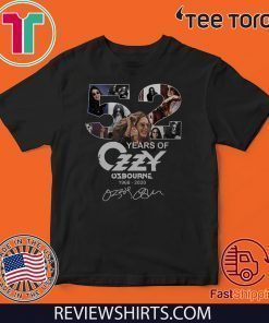 52 Years of Ozzy Osbourne signatures Official T-Shirt