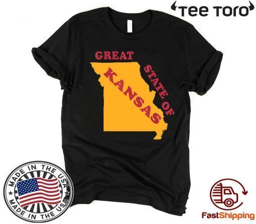 The Great State of Kansas Missouri Funny Marker Correction Shirt