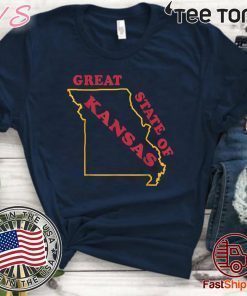 The Great State of Kansas Missouri Tee Shirt
