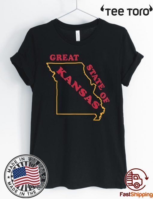 The Great State of Kansas Missouri Tee Shirt