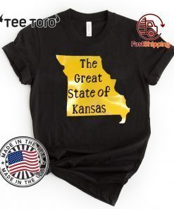 The Great State of Kansas kansas city chiefs T-Shirt