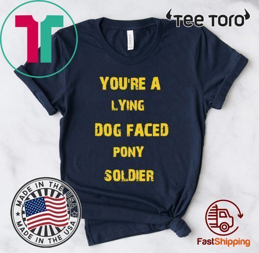 YOU'RE A LYING DOG FACED PONY SOLDIER Funny Biden For T-Shirt