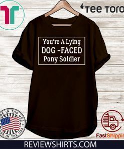 YOU'RE A LYING DOG FACED PONY SOLDIER SHIRT - JOE BIDEN 2020 T-SHIRT