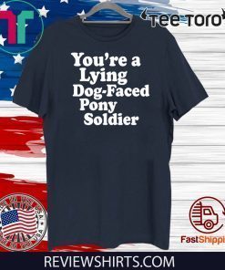 You're a Lying Dog-Faced Pony Soldier Joe Biden Meme Joke Shirt