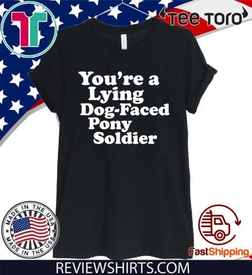 You're a Lying Dog-Faced Pony Soldier Joe Biden Meme Joke Shirt