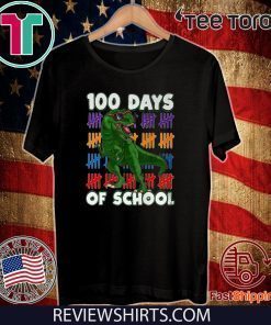 100 Days Of School 100th Day Dino Classic T-Shirt