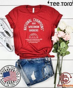 2020 NATIONAL CHAMPIONS TEE SHIRTS – WISCONSIN BADGERS