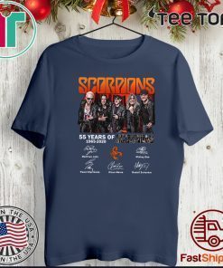 55 years of Scorpions 1965 2020 signatures Unisex T-Shirt