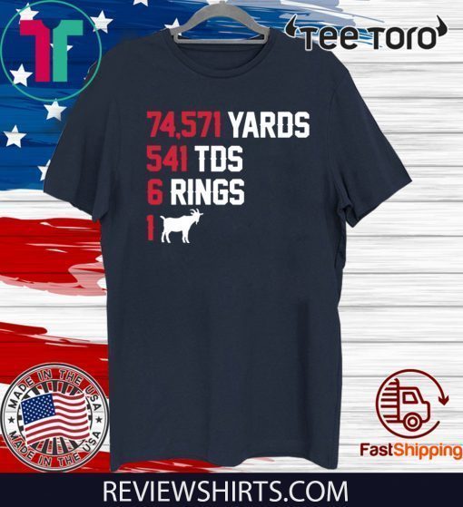 6 Rings 1 GOAT Shirt - New England Football 2020 T-Shirt