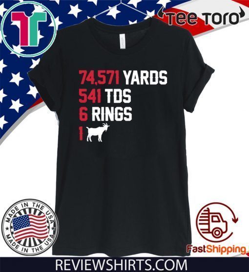 6 Rings 1 GOAT Shirt - New England Football 2020 T-Shirt