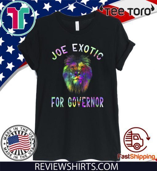 JOE EXOTIC FOR GOVERNOR T-SHIRT LIMITED EDITION