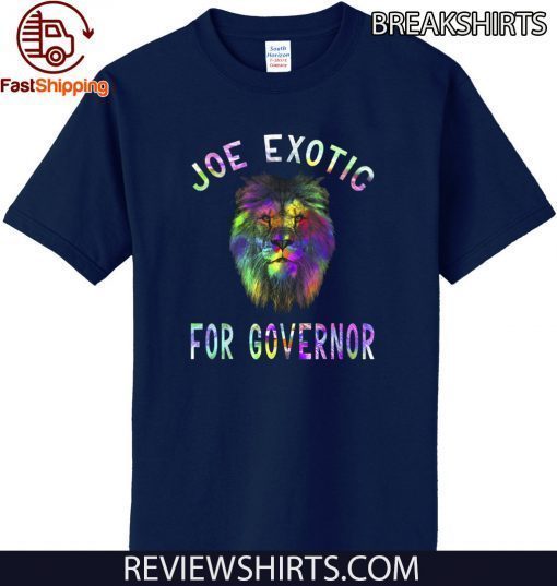 JOE EXOTIC FOR GOVERNOR T-SHIRT LIMITED EDITION