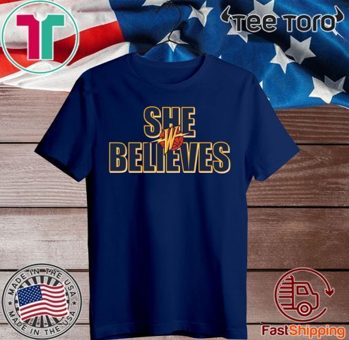 Warriors SHE BELIEVES t-shirts