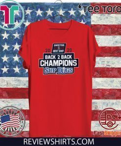 2020 CHAMPIONS BACK 2 BACK SUP DOGS OFFICIAL T-SHIRT