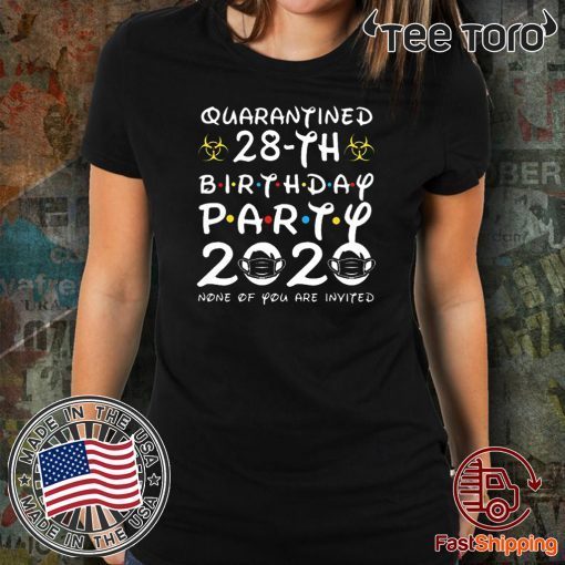 28 Years Old 1992 Birthday Gift 28th Birthday Quarantine T-Shirts