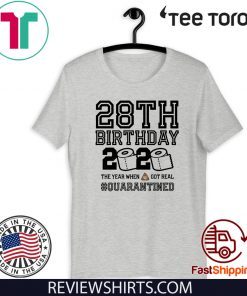 28th Birthday Shirt, Quarantine Shirts The One Where I Was Quarantined 2020 Shirt – 28th Birthday 2020 #Quarantined Shirts