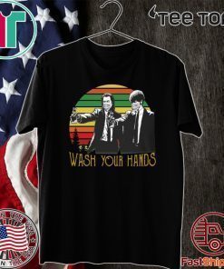 VINTAGE PULP FICTION WASH YOUR HANDS 2020 T-SHIRT