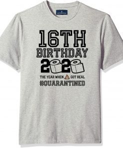 16th Birthday Quarantined 2020 T-Shirt