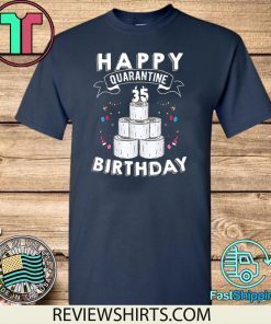 35th Birthday Tee Shirts - Quarantine Shirt - The One Where I Was Quarantined 2020 Shirts