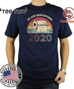 40th Birthday, Quarantine Shirt, The One Where I Was Quarantined 2020 Shirt - 40th and Quarantined, Quarantine Birthday Shirt