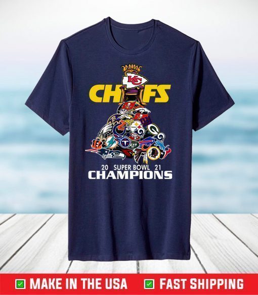 2021 Champions Kansas City Chiefs Football-NFL, Super Bowl 2021 T-Shirt