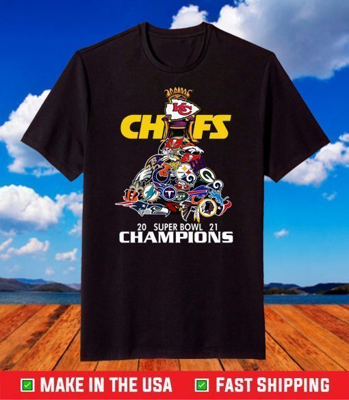 2021 Champions Kansas City Chiefs Football-NFL, Super Bowl 2021 T-Shirt