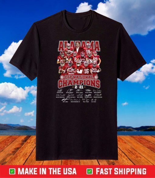 2021 Gift Alabama CFP National Champions 2021 NFL Football Team Lover T-shirt