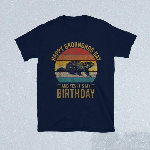 Groundhog Birthday Decoration 2 February 2Nd Happy Birthday Shirt