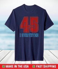 I Survived 45 Trump Lost Funny 2020 Election Vintage Retro Classic T-Shirt