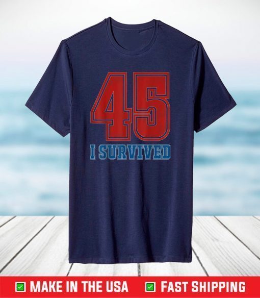 I Survived 45 Trump Lost Funny 2020 Election Vintage Retro Classic T-Shirt