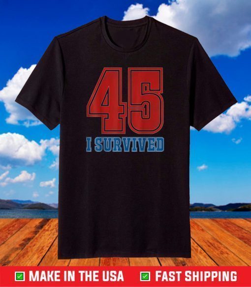 I Survived 45 Trump Lost Funny 2020 Election Vintage Retro Classic T-Shirt